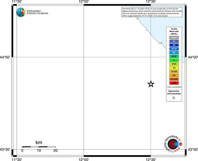 Mappa MCS - territori località
