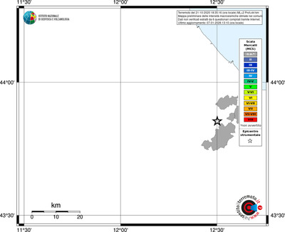 Mappa MCS - territori comuni
