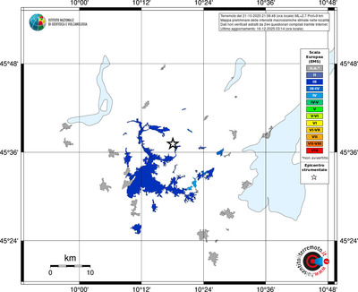 Mappa EMS - territori località