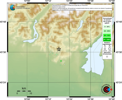 Mappa comuni con almeno 3 questionari