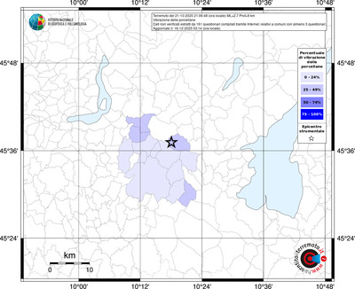 Mappa territorio comunale con almeno 3 questionari