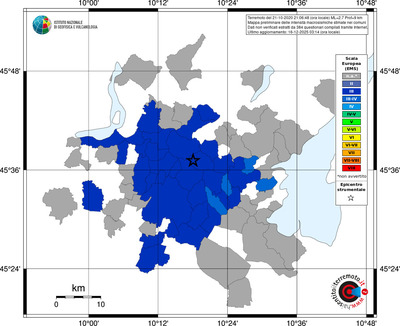 Mappa EMS - territori comuni