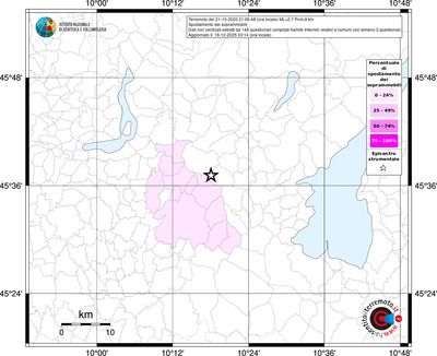 Mappa territorio comunale con almeno 3 questionari