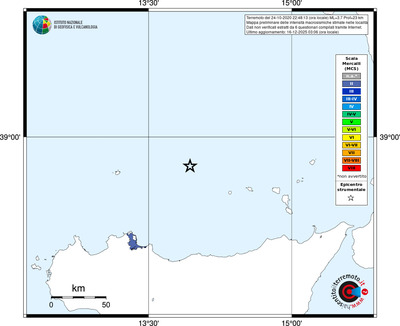 Mappa MCS - territori località