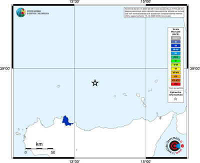 Mappa MCS - territori comuni