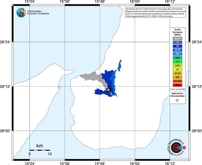 Mappa EMS - territori comuni