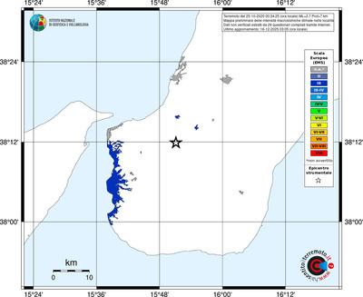 Mappa EMS - territori località
