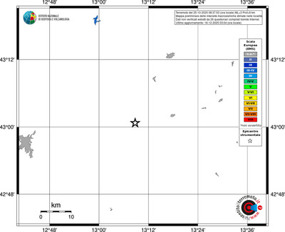 Mappa EMS - territori località