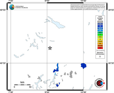 Mappa EMS - territori comuni