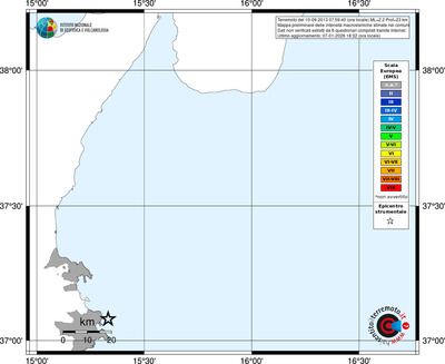Mappa EMS - territori comuni