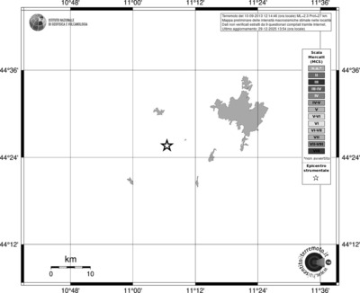 Mappa MCS - territori località