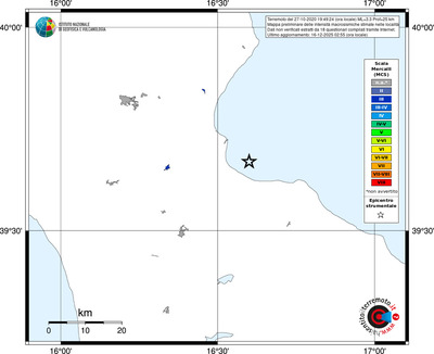 Mappa MCS - territori località