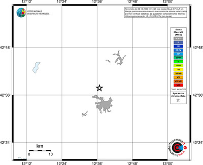 Mappa MCS - territori località