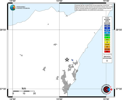Mappa EMS - territori località