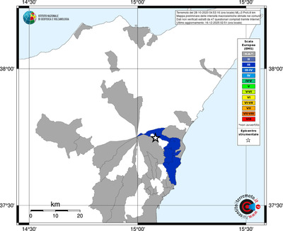 Mappa EMS - territori comuni