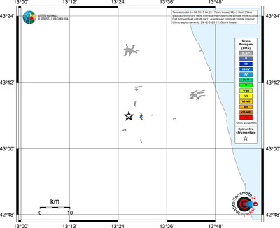 Mappa EMS - territori località