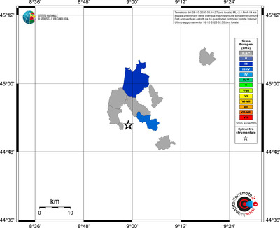 Mappa EMS - territori comuni