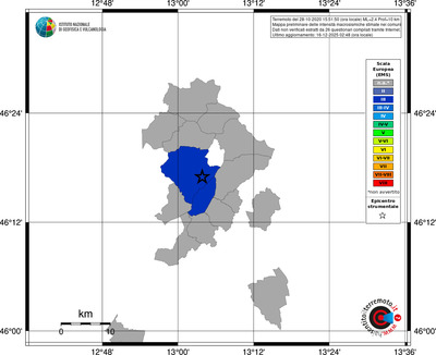Mappa EMS - territori comuni