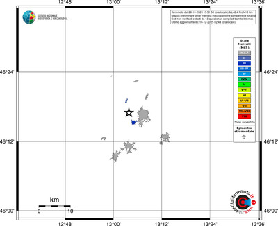 Mappa MCS - territori località