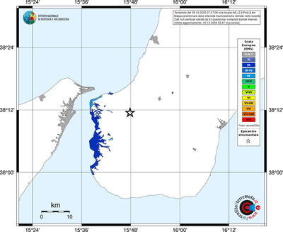 Mappa EMS - territori località