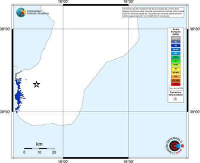 Mappa EMS - territori località