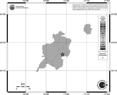 Mappa EMS - territori comuni