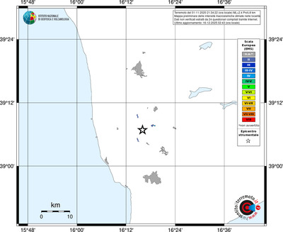 Mappa EMS - territori località