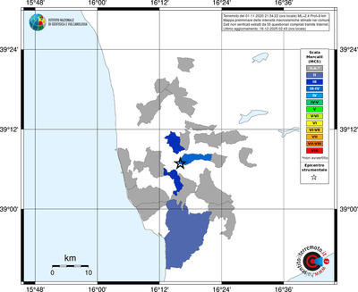Mappa MCS - territori comuni