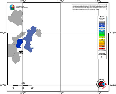 Mappa MCS - territori comuni