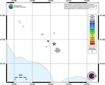 Mappa EMS - territori località