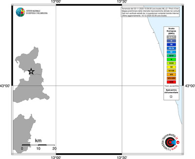 Mappa EMS - territori comuni