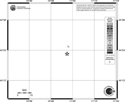 Mappa MCS - territori località