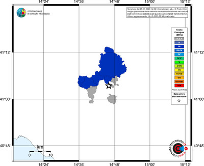 Mappa EMS - territori comuni