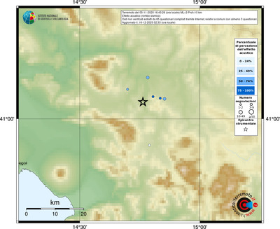 Mappa comuni con almeno 3 questionari