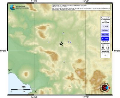 Mappa comuni con almeno 3 questionari