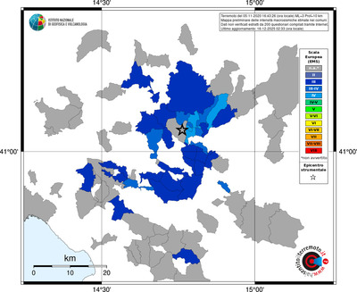 Mappa EMS - territori comuni