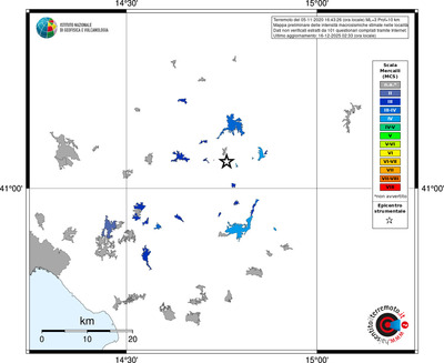 Mappa MCS - territori località