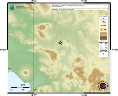 Mappa comuni con almeno 3 questionari
