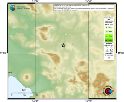 Mappa comuni con almeno 3 questionari