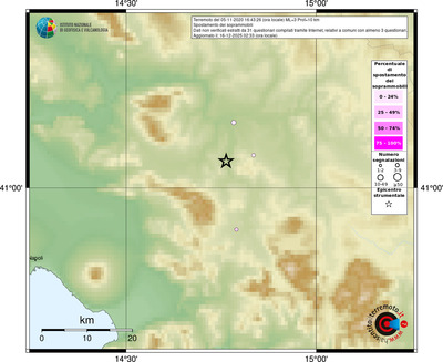 Mappa comuni con almeno 3 questionari