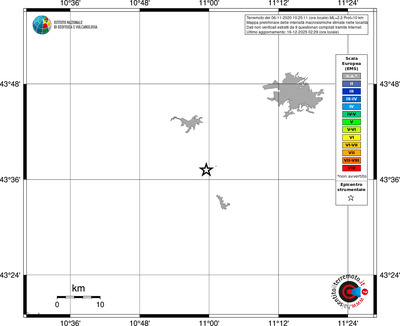 Mappa EMS - territori località