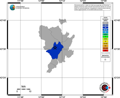 Mappa EMS - territori comuni