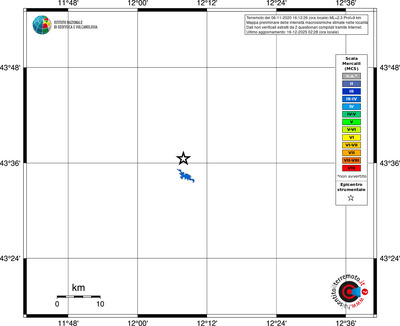 Mappa MCS - territori località