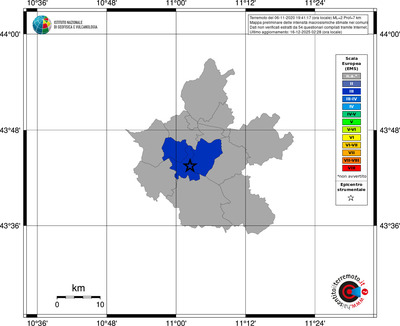 Mappa EMS - territori comuni