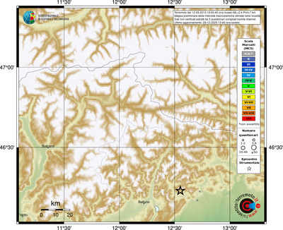 Mappa MCS - località