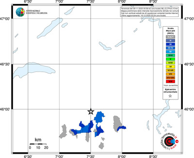 Mappa MCS - territori comuni