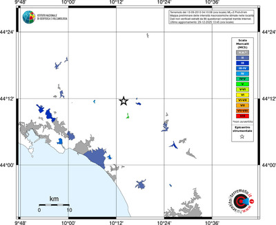 Mappa MCS - territori località