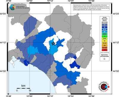 Mappa MCS - territori comuni