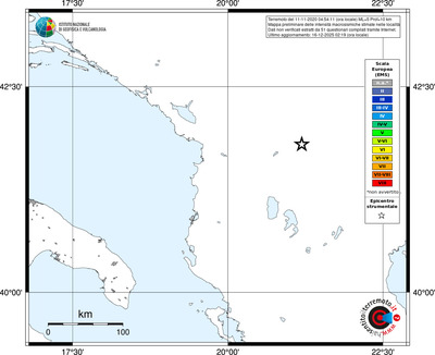 Mappa EMS - territori località