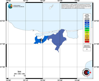 Mappa MCS - territori comuni